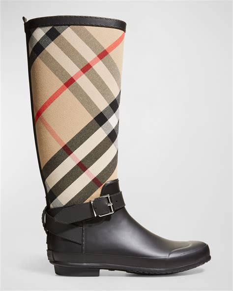 burberry rubber riding boots